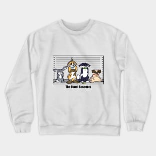 The Usual Suspect Line Up Crewneck Sweatshirt